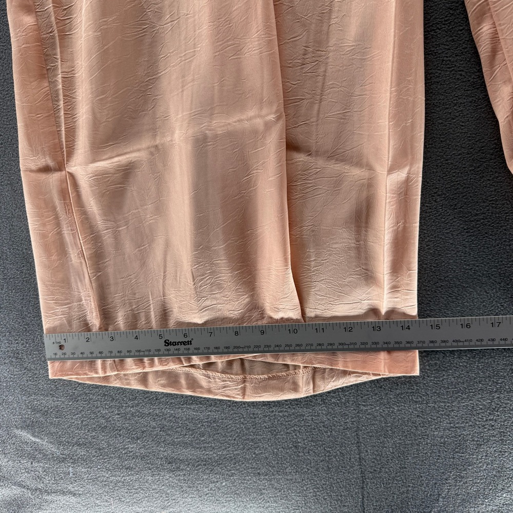 Future Collective Peach Textured Wide Leg Pants Plus Size 2X - Picture 5 of 11